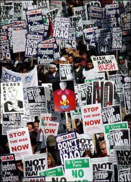 Anti-War Demonstrations Were Popular During the Bush Administration